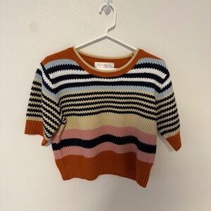 Preppy Cropped Sweater
